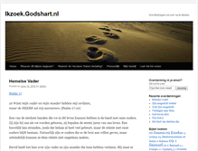 Tablet Screenshot of godshart.nl